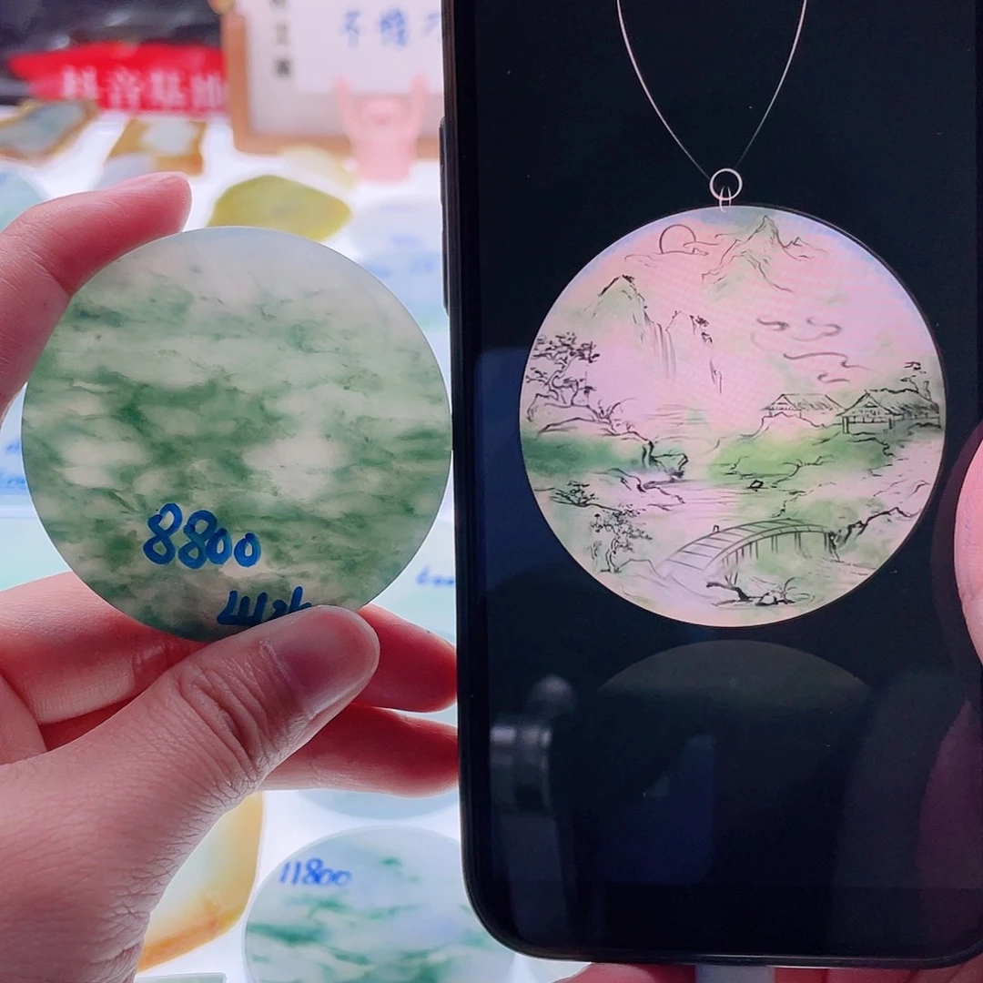 定制翡翠未镶嵌天然翡翠包工