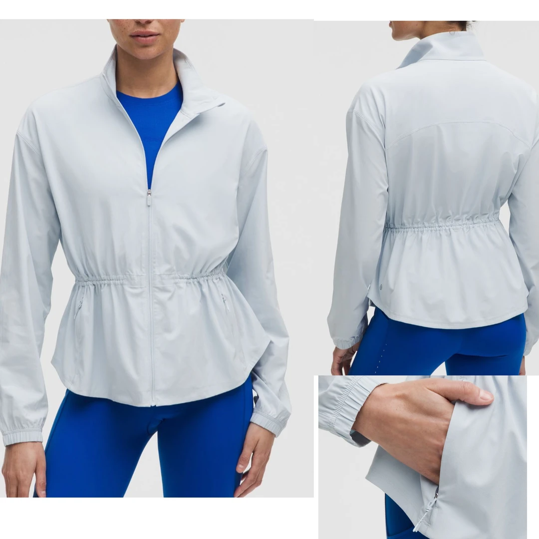 lululemon/露露乐蒙 UPF40+Protective Cinch Waist Run立领外套