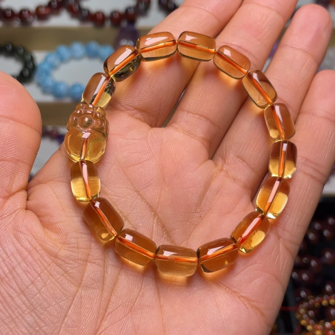 水晶手链未镶嵌Z****9巴西暴力黄