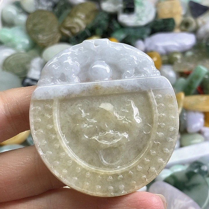 翡翠未镶嵌颈饰天然翡翠44