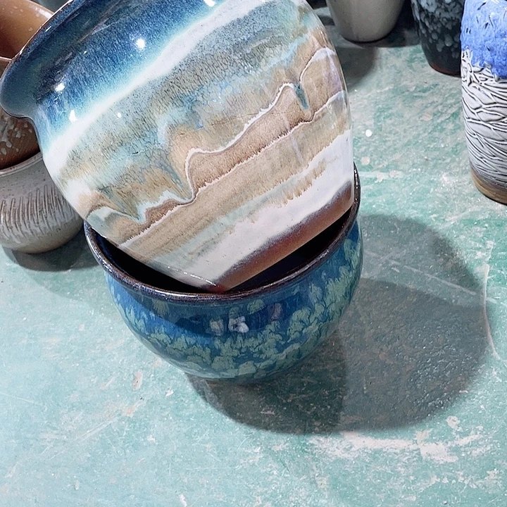 红陶作品微瑕两个