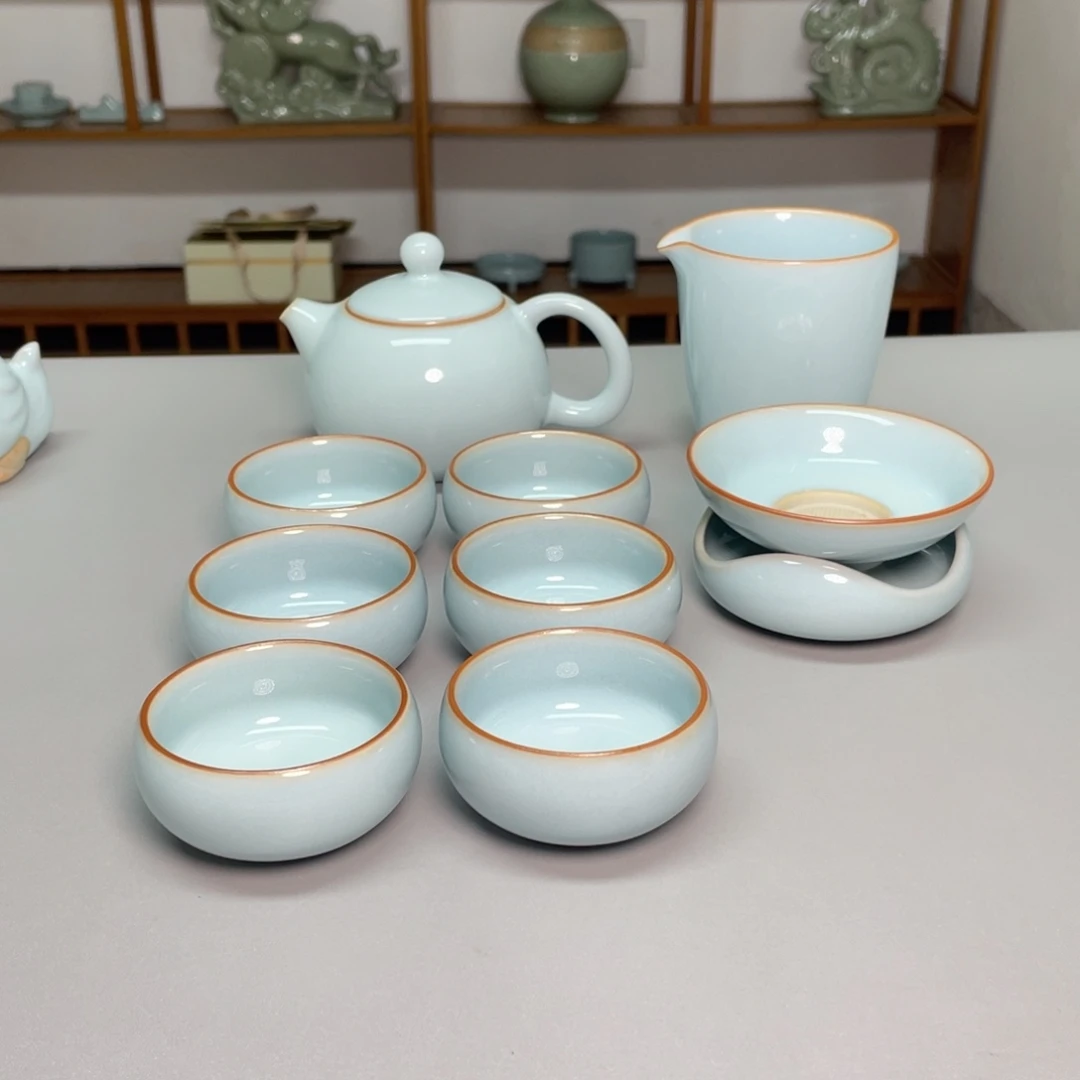 瓷西施壶套装带礼盒