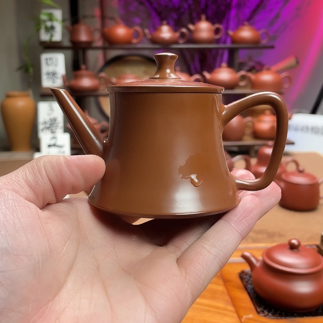 紫砂茶壶水墨开运