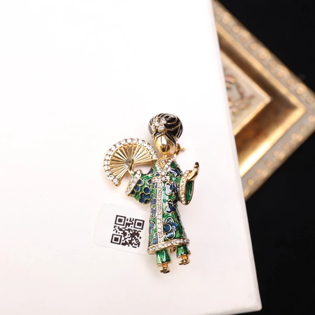 合金胸针 柚礼中古/胸针cx510524