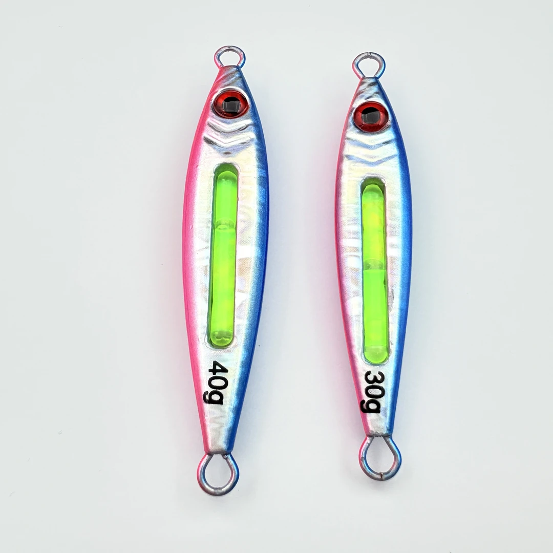 【现货】夜光棒小胖子铁板带鱼刀鱼铁板鲅鱼马鲛路亚饵