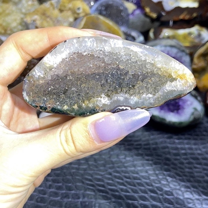 水晶珠宝半成品未镶嵌钱袋子