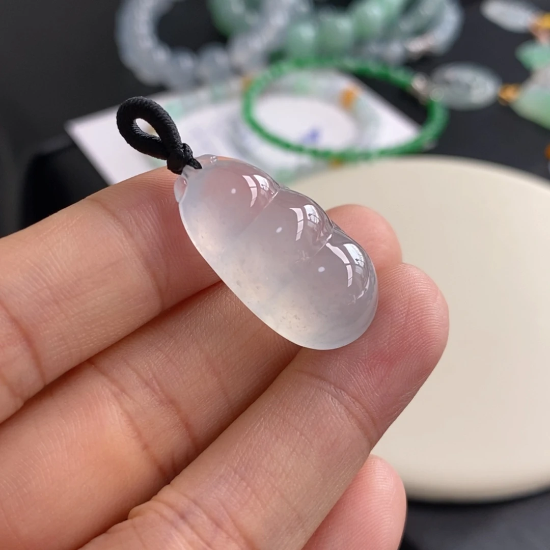 翡翠未镶嵌手链福豆
