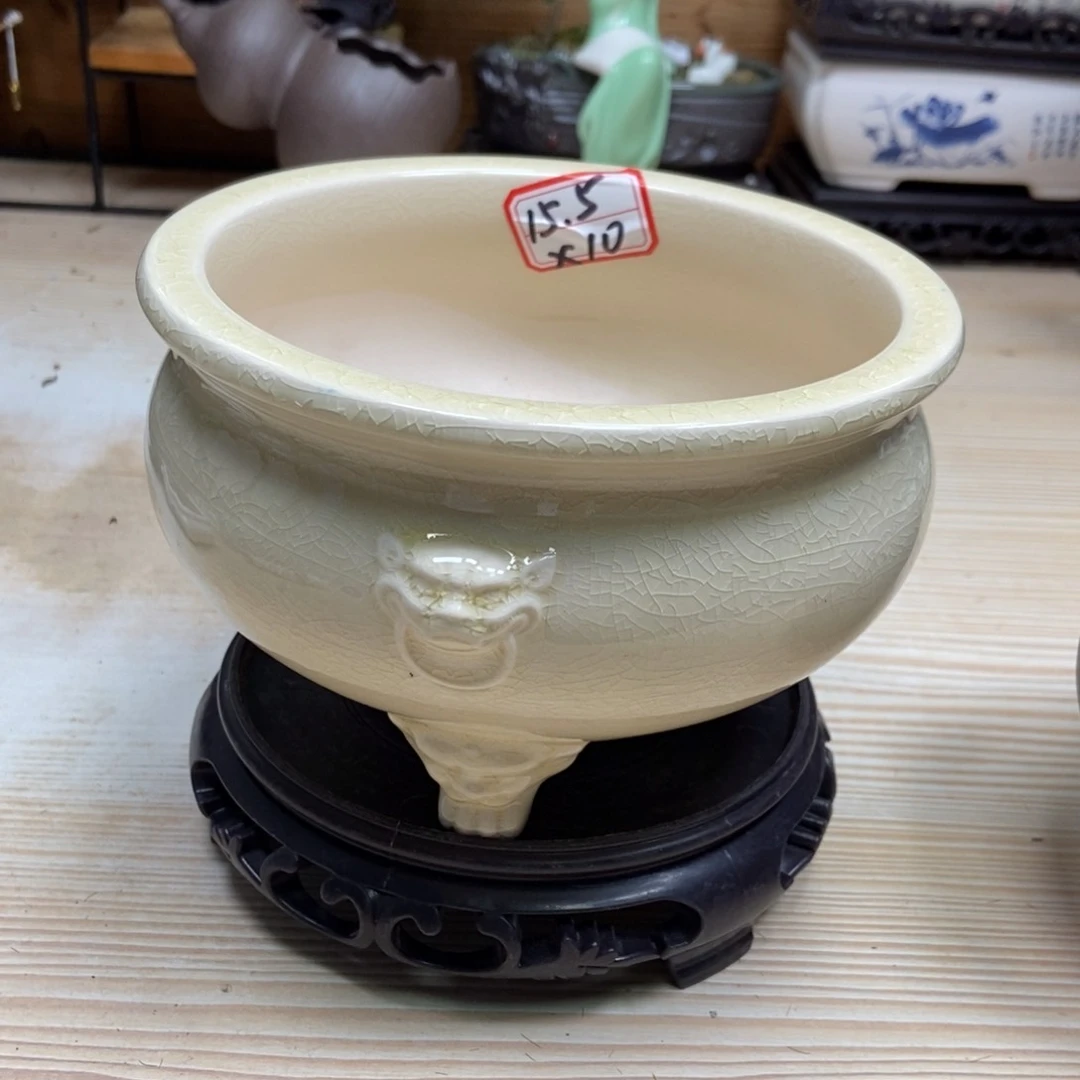 瓷片陶瓷花盆陶瓷艺术