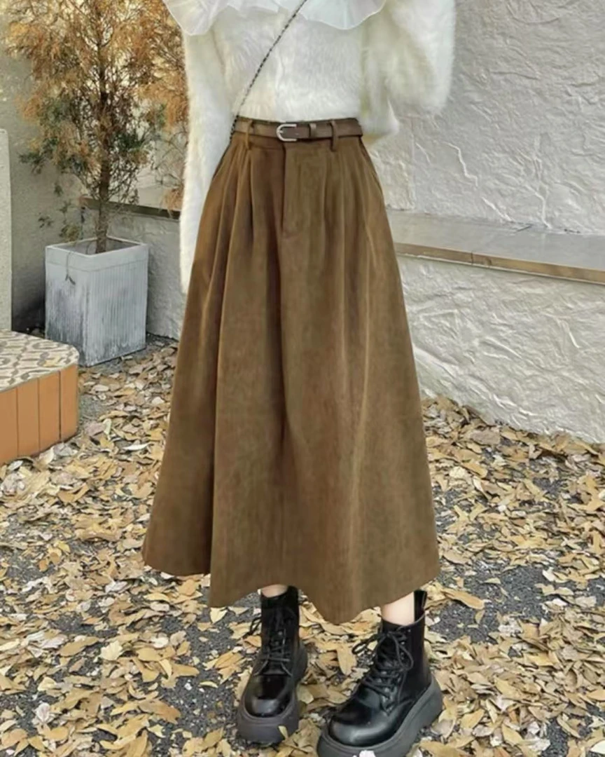 【高奢•左左】NN3324-时尚女装新款设计感半身裙韩版百搭气质