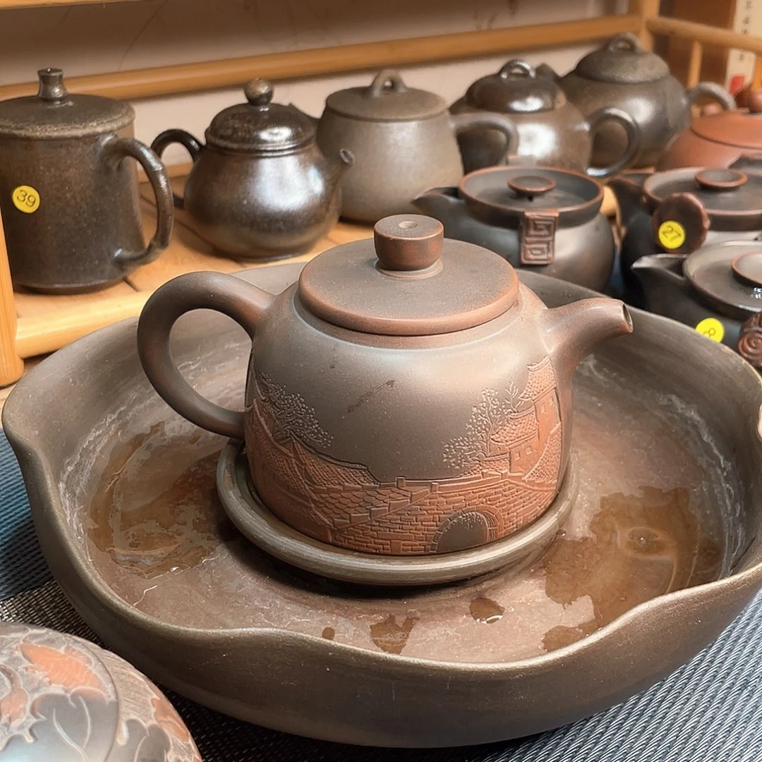 茶壶坭兴陶茶壶具170毫升瑕痴