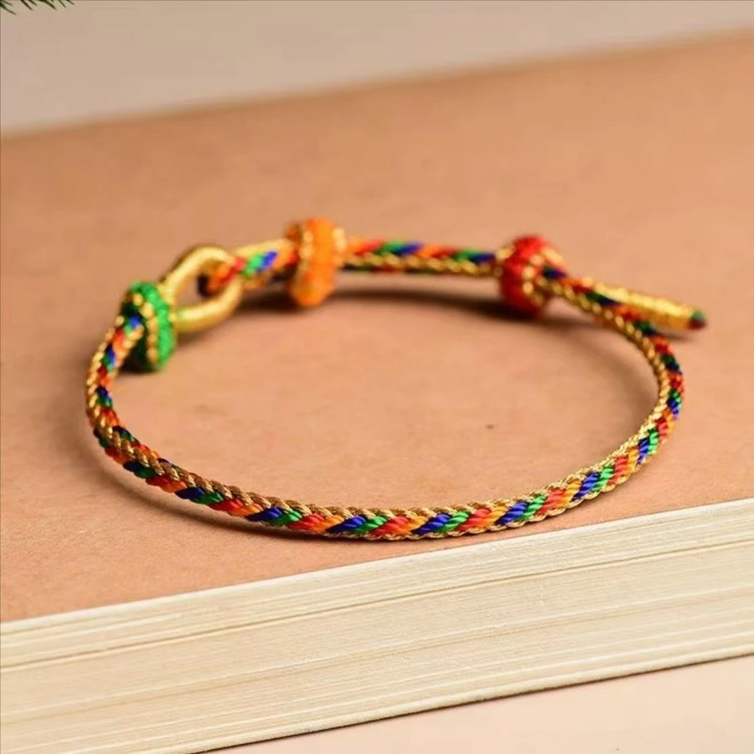 八股金刚端午节成人五彩儿童粽子手链调节儿童手工编织A