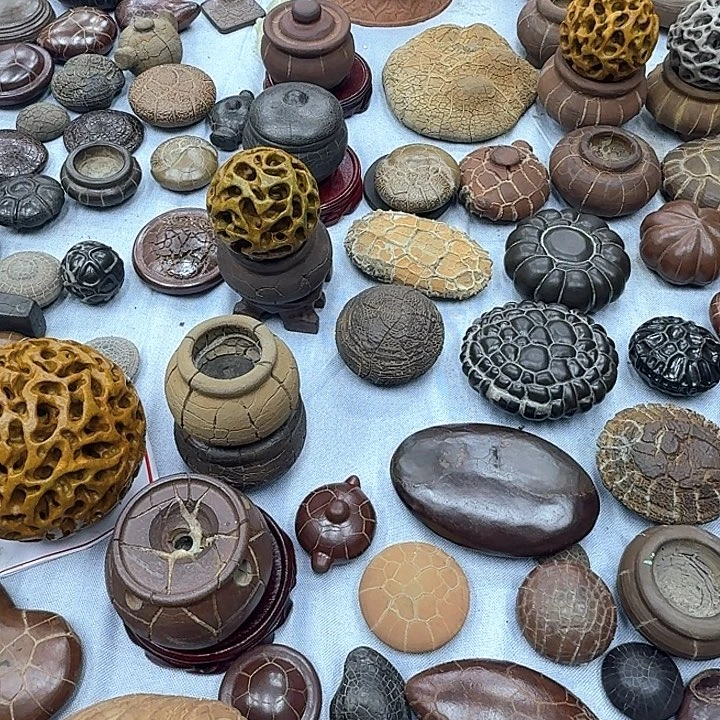 蜂***单石材龟纹石，玲珑石