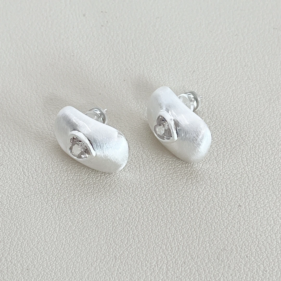 铜合金耳饰 芽怼怼(高高) 耳钉 3397