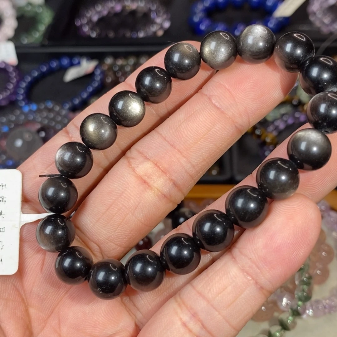 D****未镶嵌手链水晶银曜高品9.7mm