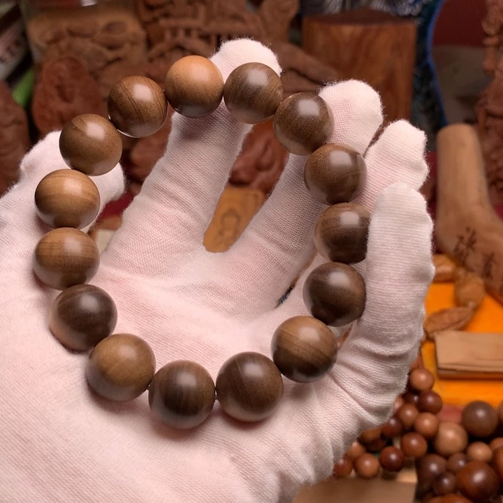 檀香木手串/手链老山檀1.5阴沉