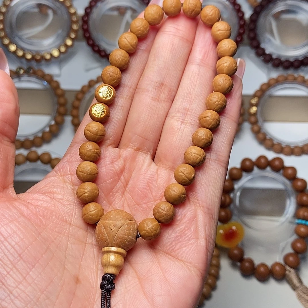猴头核桃手串猴头凤眼手持尺寸08左右
