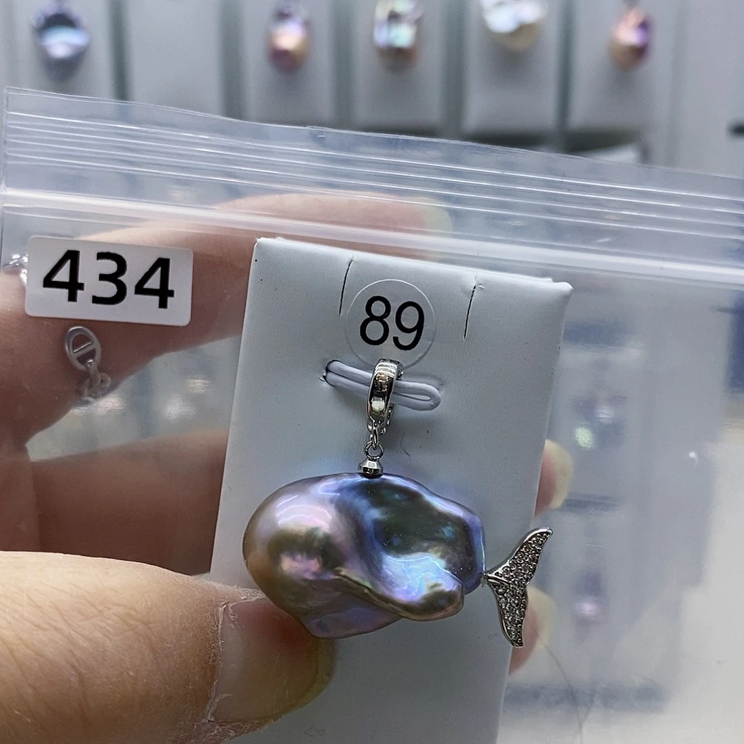 颈饰合金淡水珍珠