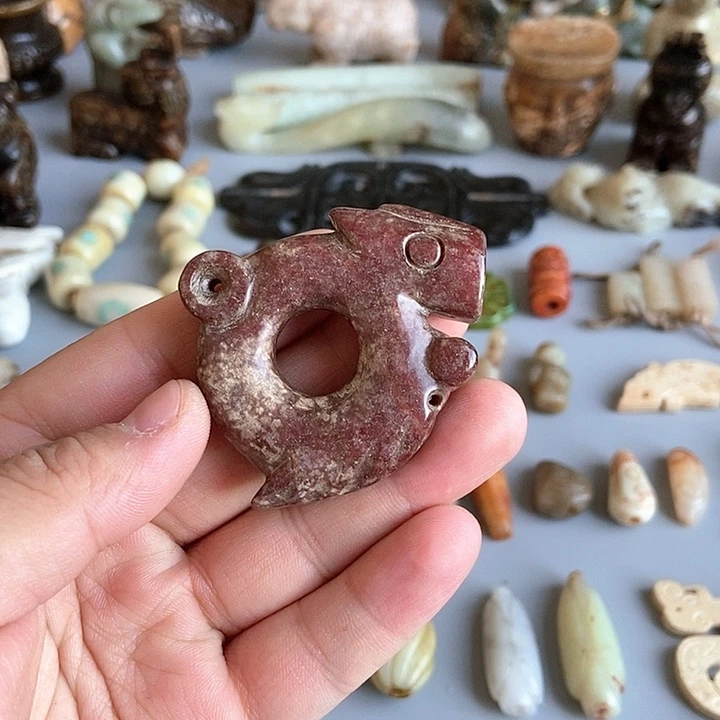 和田玉未镶嵌颈饰6