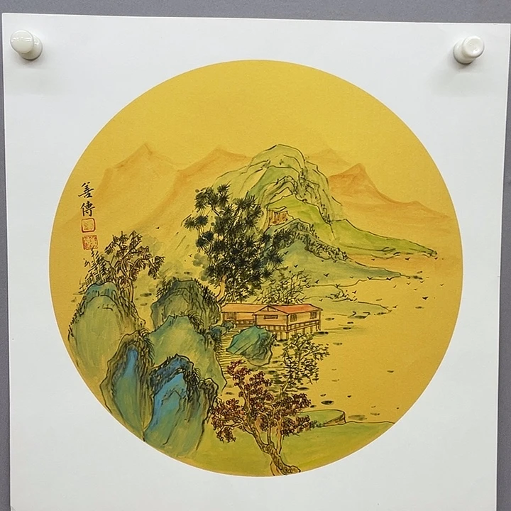 国画纯手绘国画山水画闪购链接