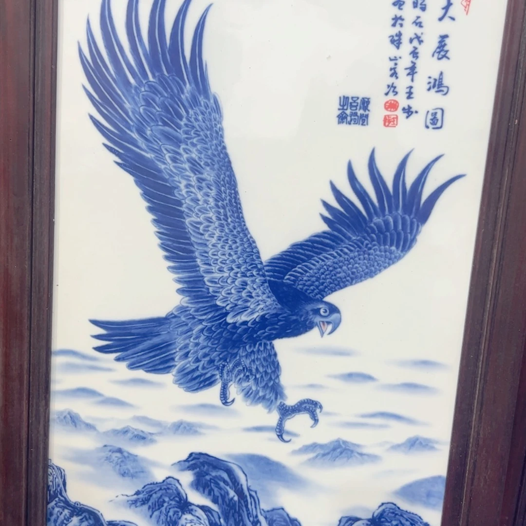 摆件景德镇陶瓷瓷板画