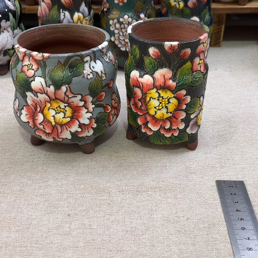 景德镇陶瓷花盆m*景德镇陶瓷hua p