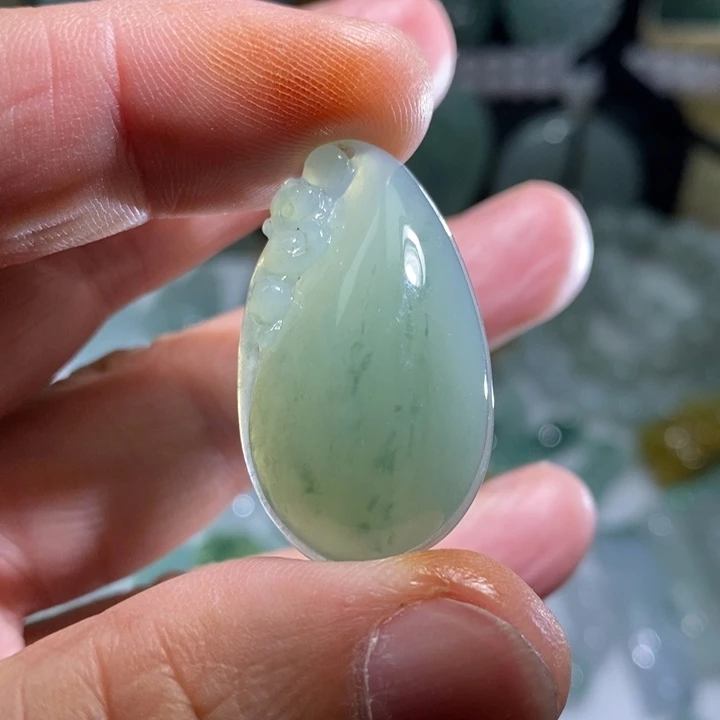 定制翡翠未镶嵌冰胶福瓜