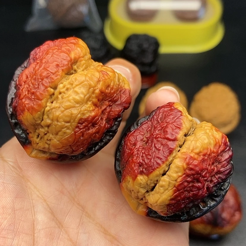 【闪购商品】把件文玩核桃44尺蝴蝶蟾