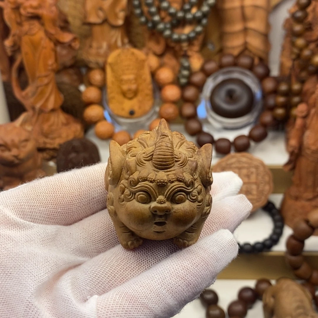 檀香木手串/手链福利老山檀黑谛听奶香微瑕