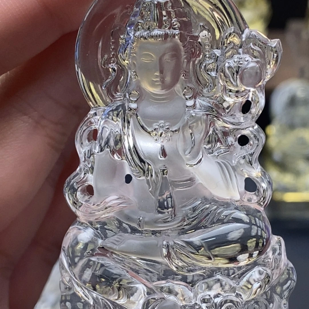 未镶嵌颈饰水晶大势至菩萨