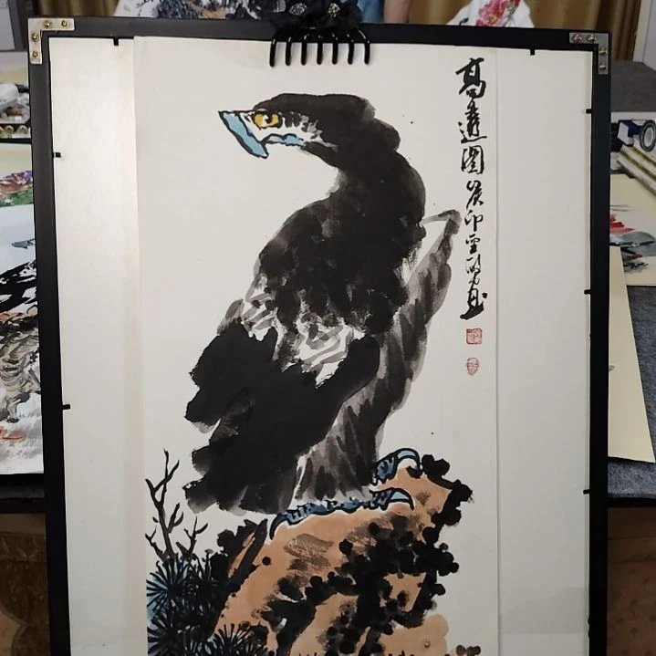 国画张圣敏老师纯手绘作品