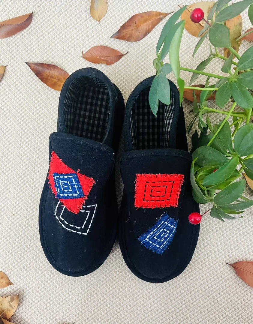 【红四方-面包鞋单款】2025年高帮手工千层底布鞋时尚老北京布鞋