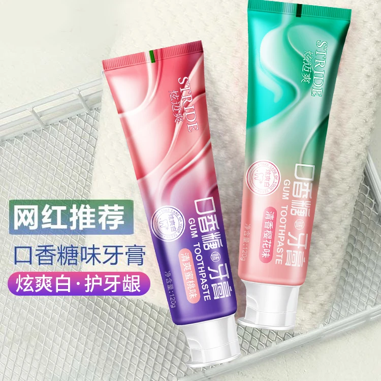 【拍一发三】STRIDE炫迈爽口香糖味牙膏120g