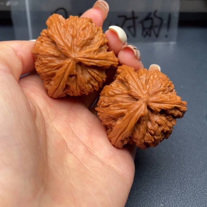 画***北吊坠文玩核桃白狮子