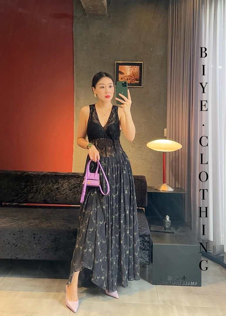 BIYE毕爷·服饰 设计师款连衣裙时尚气质轻奢女装图片仅为展示图