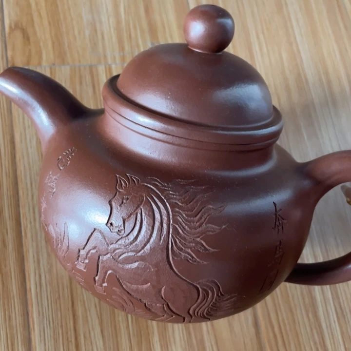 椰***花茶壶紫砂紫砂艺术作品