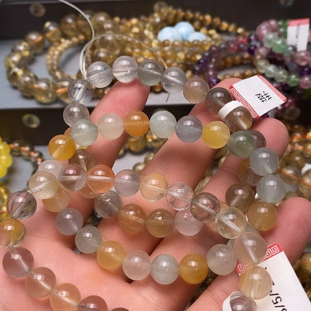 快***牛水晶珠宝半成品未镶嵌