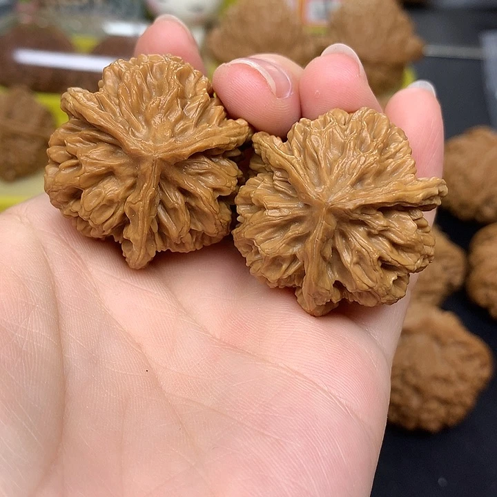 吊坠文玩核桃李*杰36三棱