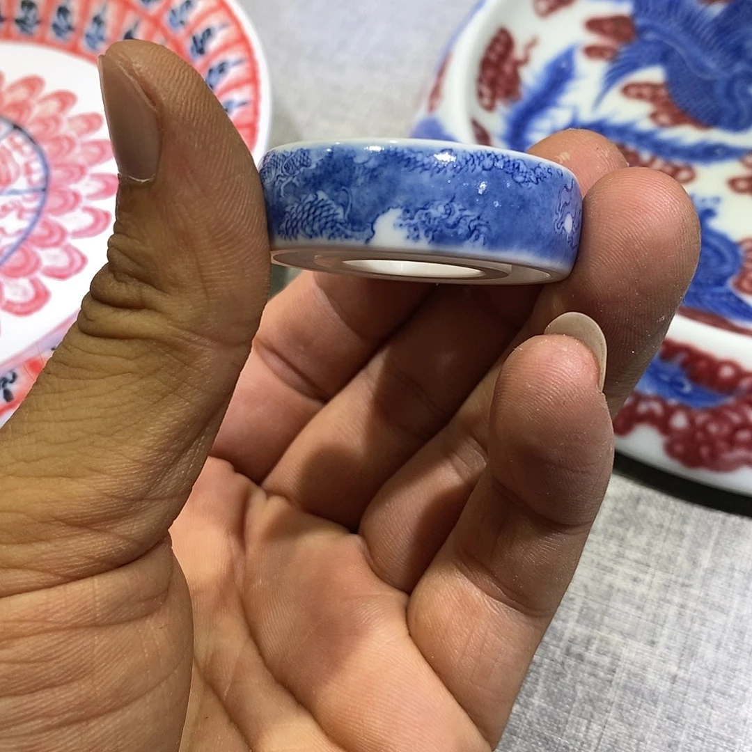 青**子景德镇高温还原陶瓷
