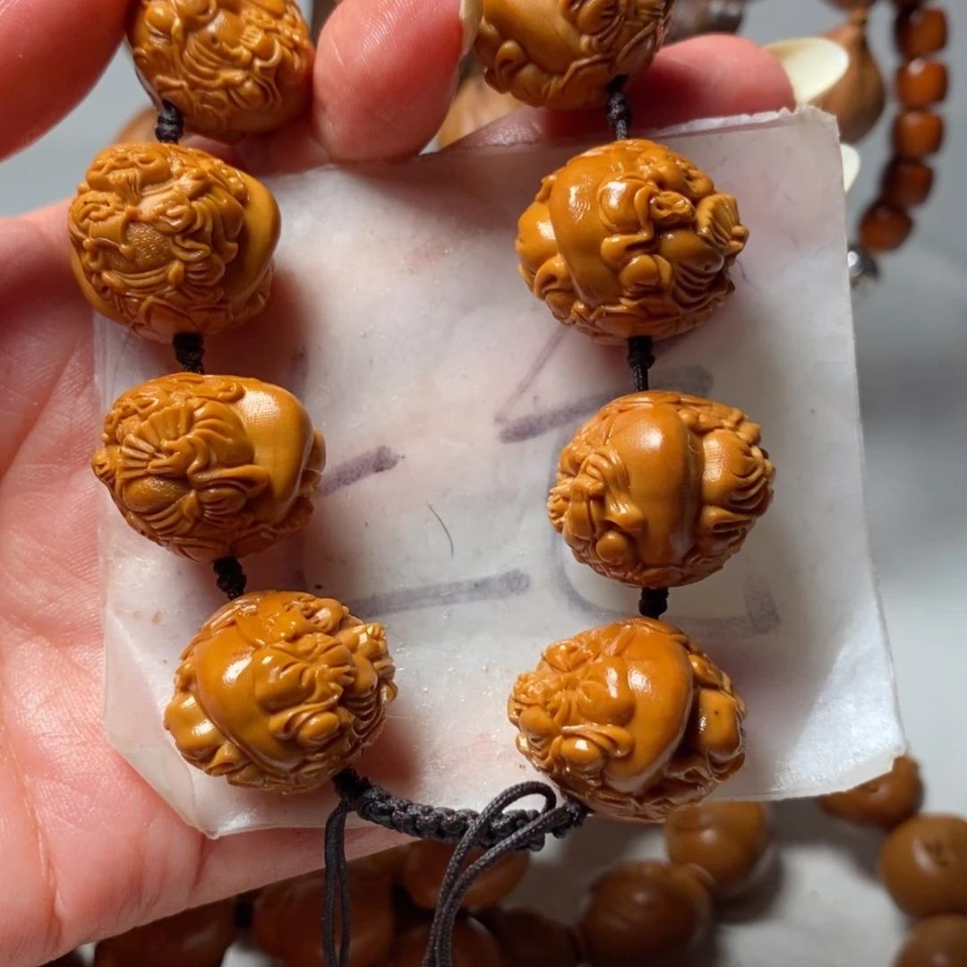 橄榄核手串/手链财迷微花