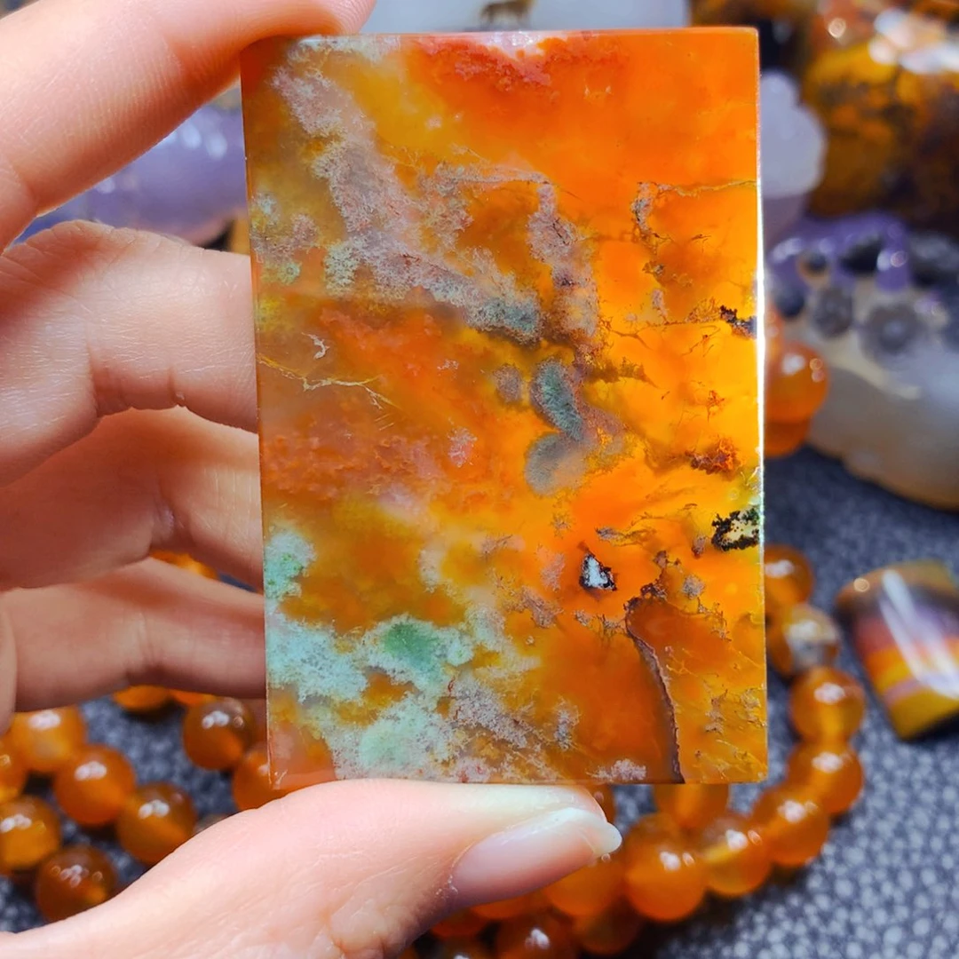 玛瑙/玉髓吊坠9未镶嵌範*