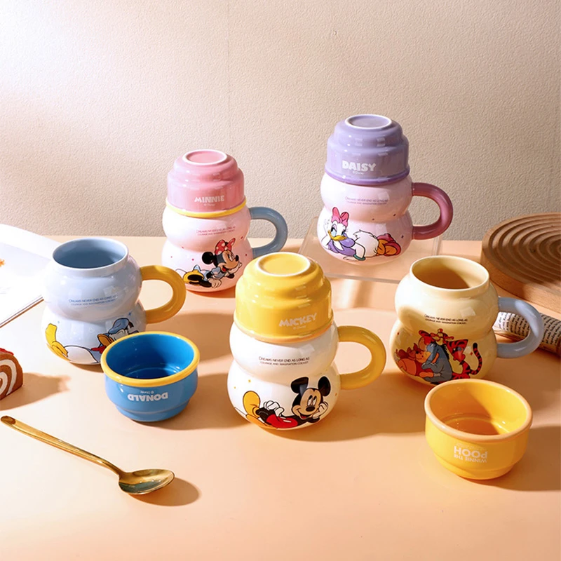 【言则】迪士尼正品带盖葫芦杯-全人物