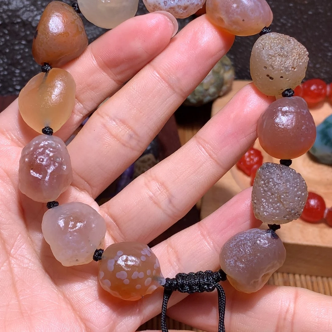 未镶嵌玛瑙/玉髓珠宝半成品