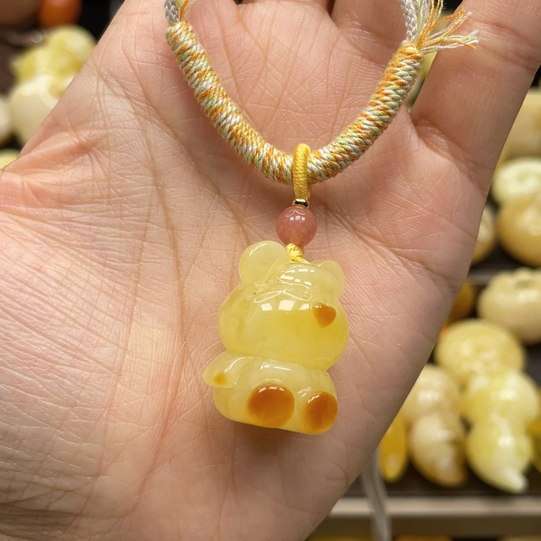 蜜蜡裸石未镶嵌蜜蜡