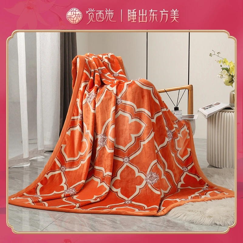 【尾单折扣】觉西施*牛奶绒空调毯