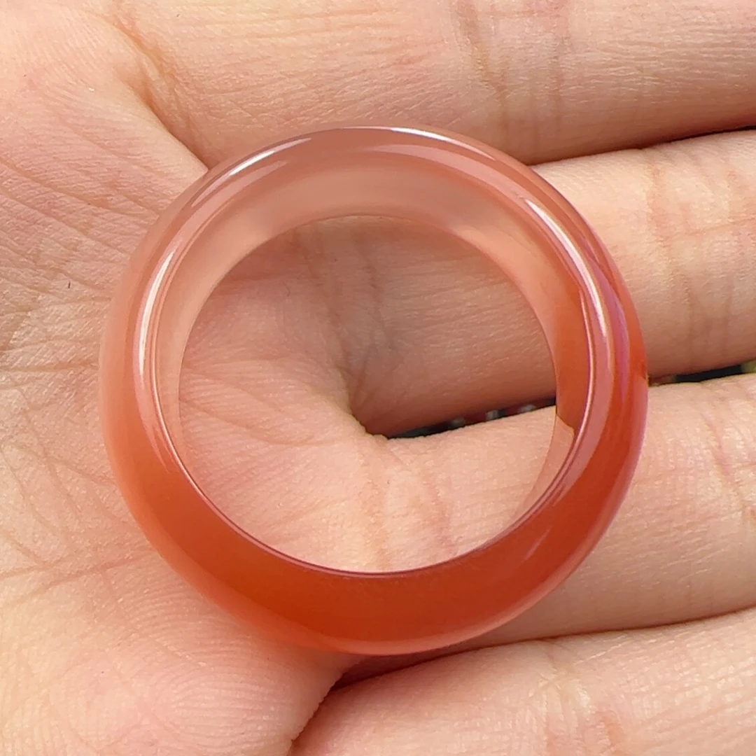 未镶嵌戒圈南红玛瑙