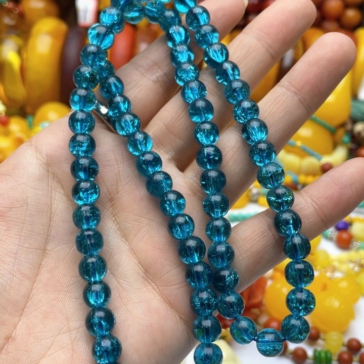 树脂制品18号蓝色项链