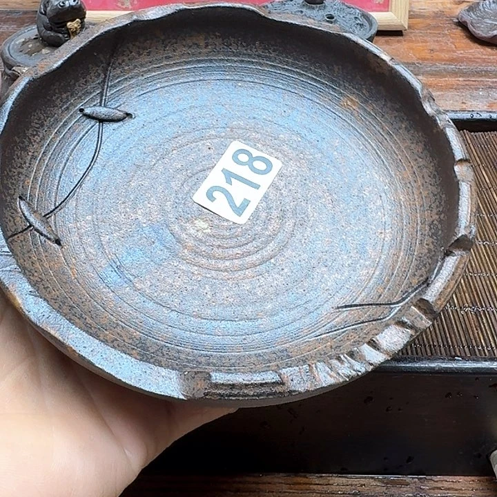 纯手工制作粗陶茶具