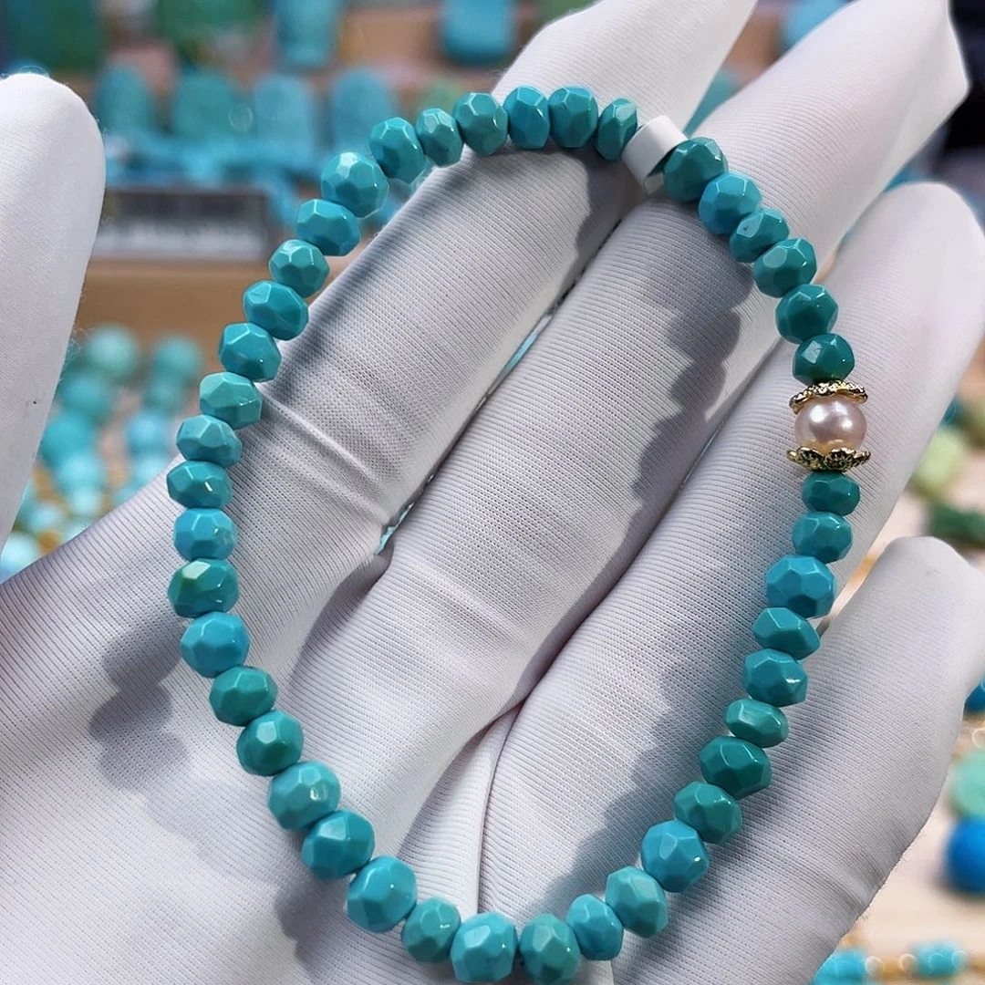 绿松石珠宝奇石未镶嵌