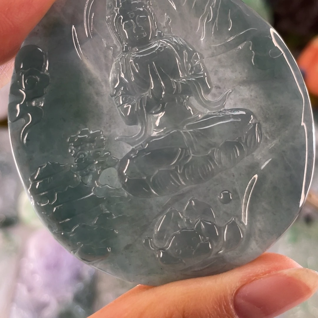 颈饰未镶嵌翡翠牌子