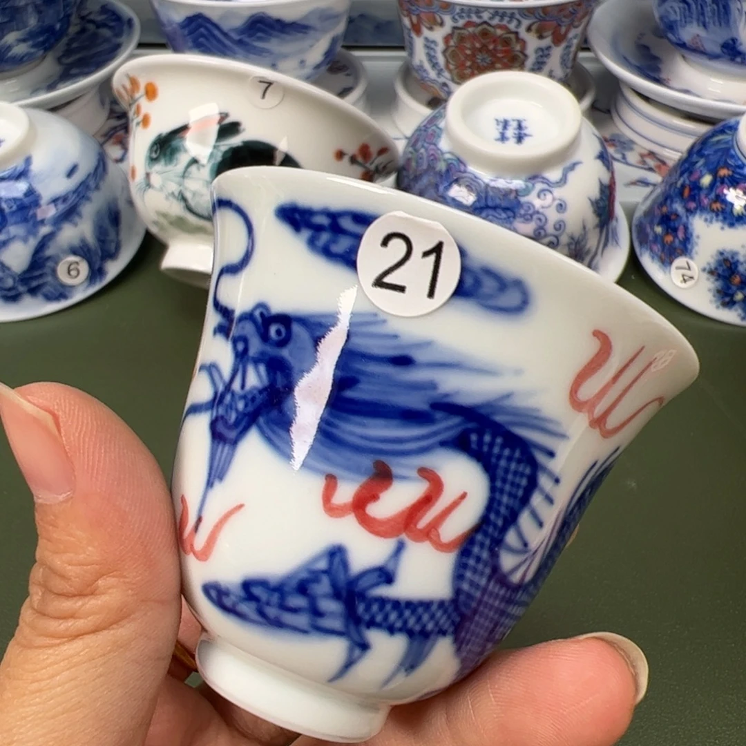 陶瓷景德镇纯手工纯手绘茶具木木21